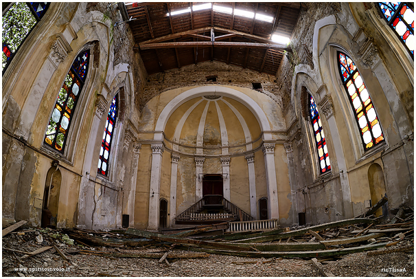 Interno della chiesa degli olandesi a Livorno