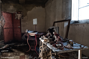 Bambole rotte abbandonate 