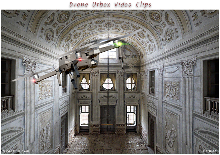 Video of abandoned places urbex with drone