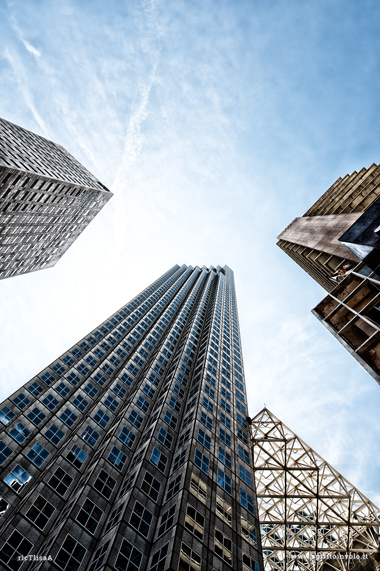 Grattacieli a Miami visti dal basso