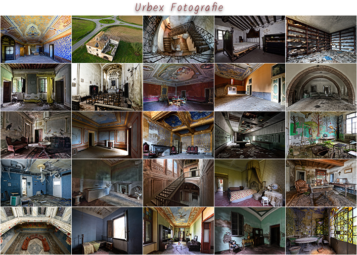 Miscellanea di fotografie di luoghi abbandonati urbex