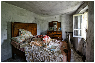 Fotografia di camera da letto a Borgo Filettino in Liguria
