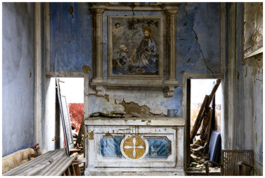 Altare della cappella blu