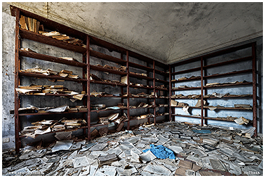 Fotografia dei libri della cascina dell'avvocato