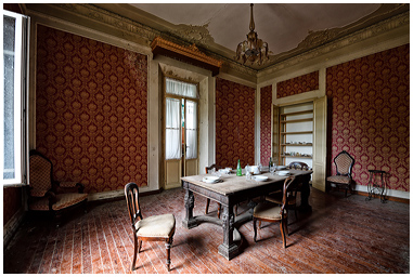 Sala da pranzo nella colonia di Frate Francesco