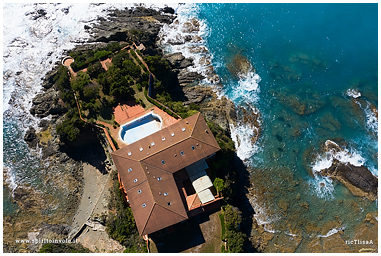 Fotografia con drone di Hotel Godilonda a Castiglioncello