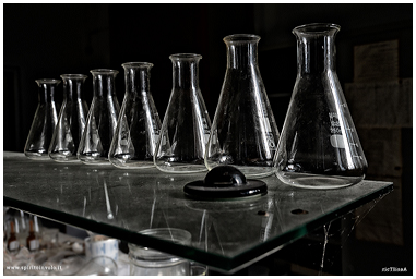 Fotografia del laboratorio nell'istituto di agraria