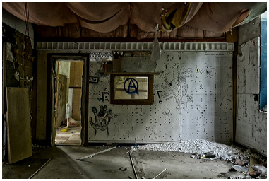 Sala di registrazione abbandonata