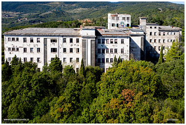 Il sanatorio banti visto dal drone