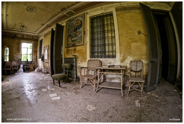 Veranda della villa del mezzadro