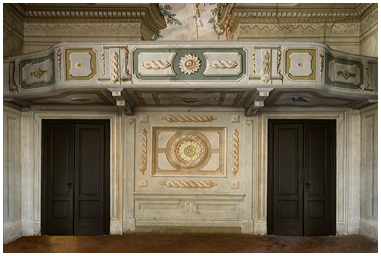 Fotografia di salone di Villa Monna Giovannella in Toscana