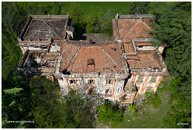 Villa Minetta vista dal drone
