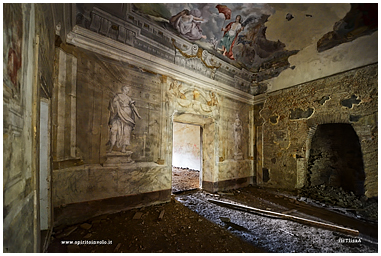 Fotografia di salone di Villa Mirabella al Gabbro