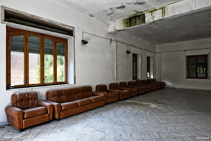 Foto di salone dove si beveva acqua