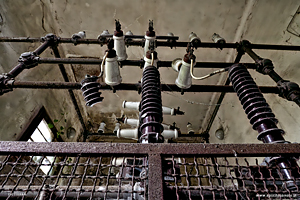 Condensatori elettrici dentro Acquedotto Renano