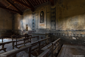 Foto della badia abbandonata di Bovino