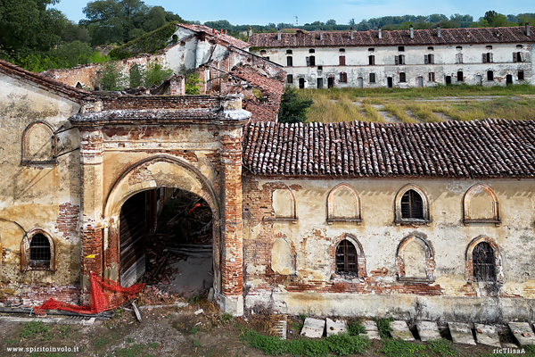 Cascina Alluvioni vista dal drone