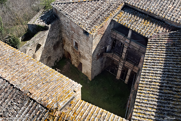 Castiglion Ghinibaldi visto dal drone