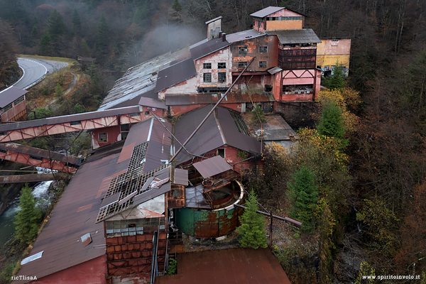 Foto dal drone della miniera Torgola