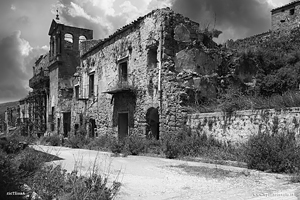 Foto di  una strada di Poggioreale antica