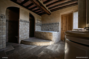 Bagno della casa vacanze degli scacchi e della musica