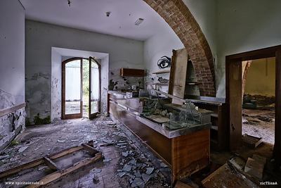 Zona ristoro nelle Terme delle Galleraie