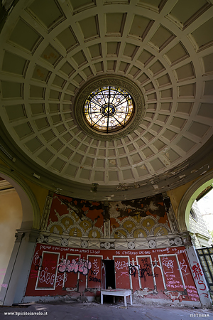 La grande cupola delle Terme della Torretta