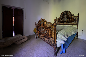 Letto in una camera villa Amazzonia