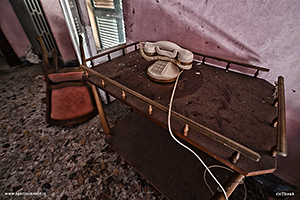 Vecchio telefono della villa medicea