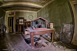 Casetta per bambini nella villa del mezzadro