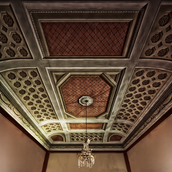 Soffitto del salone di Villa Morazzana