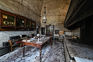 La cucina di Villa Runia