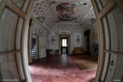 Salone affrescato di villa Siotto Pintor